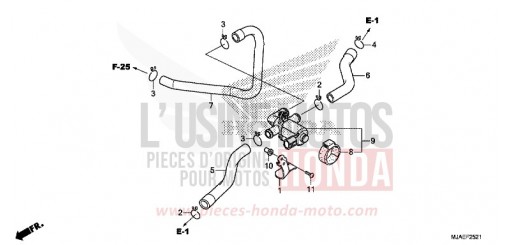 LUFTEINSPRITZVENTIL (VT750S) VT750SE de 2014